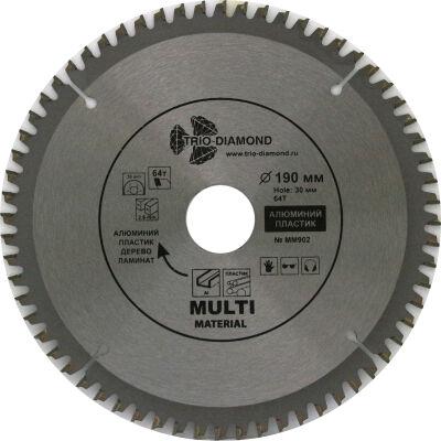   TRIO-DIAMOND  Multi Material 190*64T*32/30/16 mm